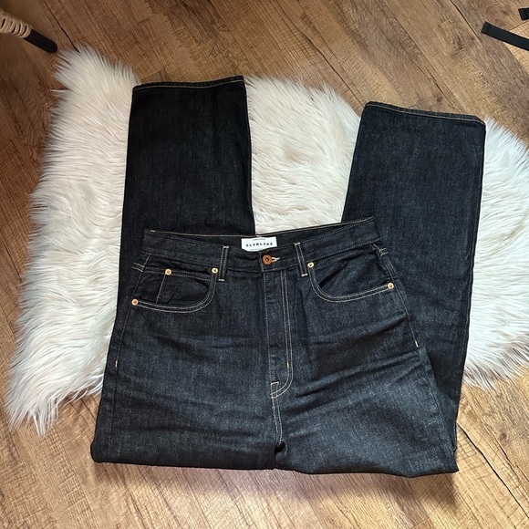 SLVRLAKE London Straight Leg Jean In Empty Sky - Picture 4 of 9